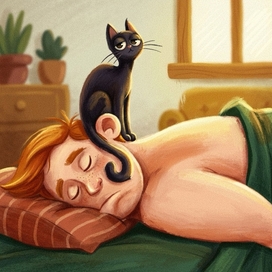 Кошки тоже хотят гулять 