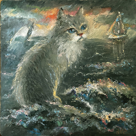 жил был кот