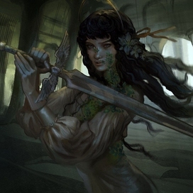 Девушка с мечом. Dark fantasy 