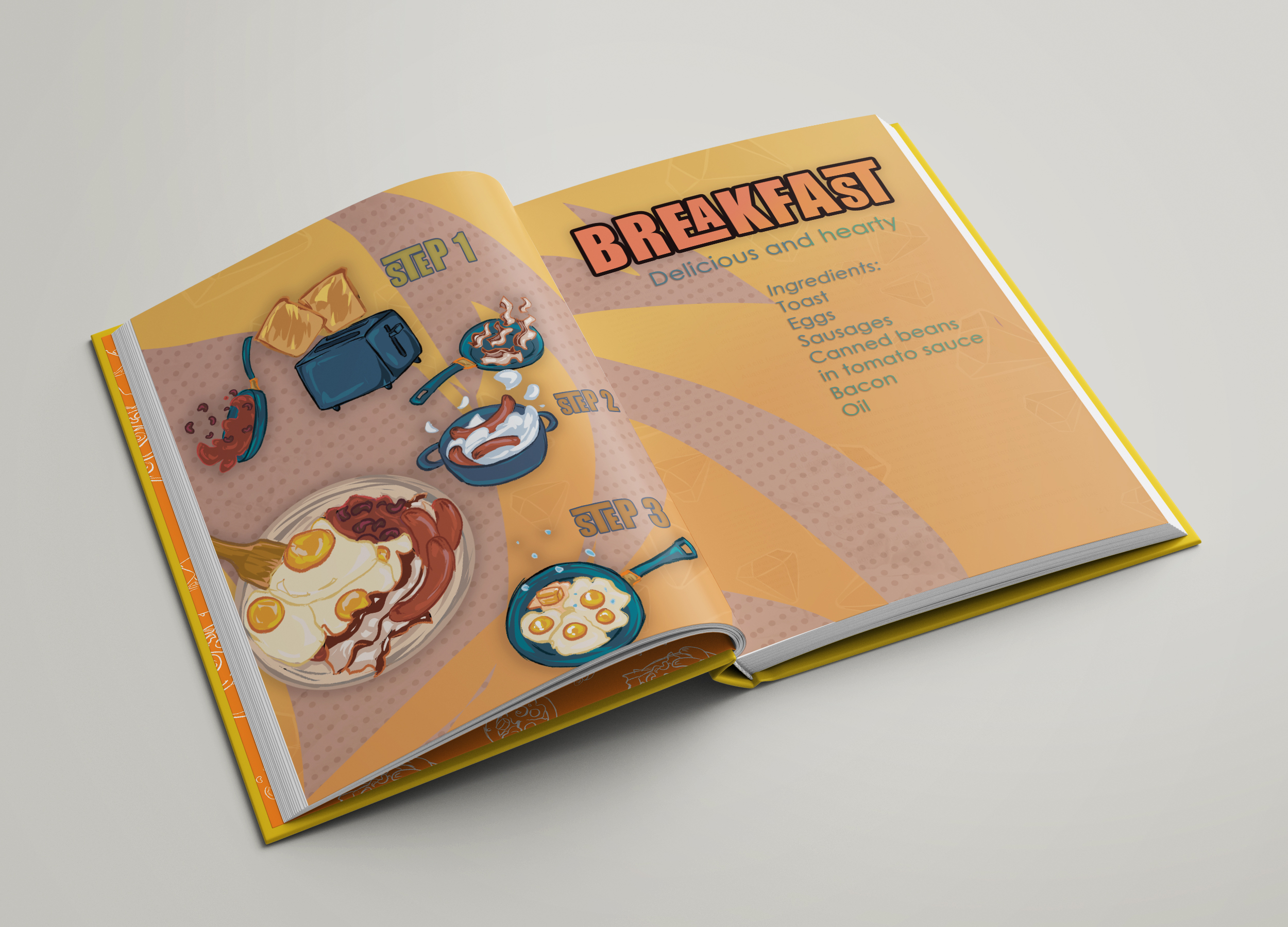 Иллюстрации для книги рецептов