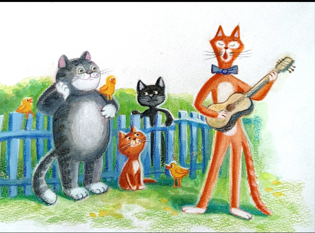 Весна коты