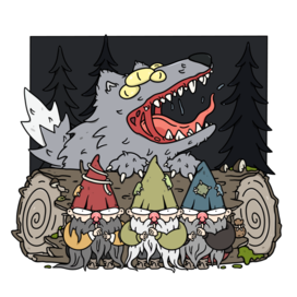 🤫 Шшш... "Волк и гномы" 🐺🌲 
