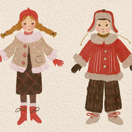 Кнопки в тулупчиках