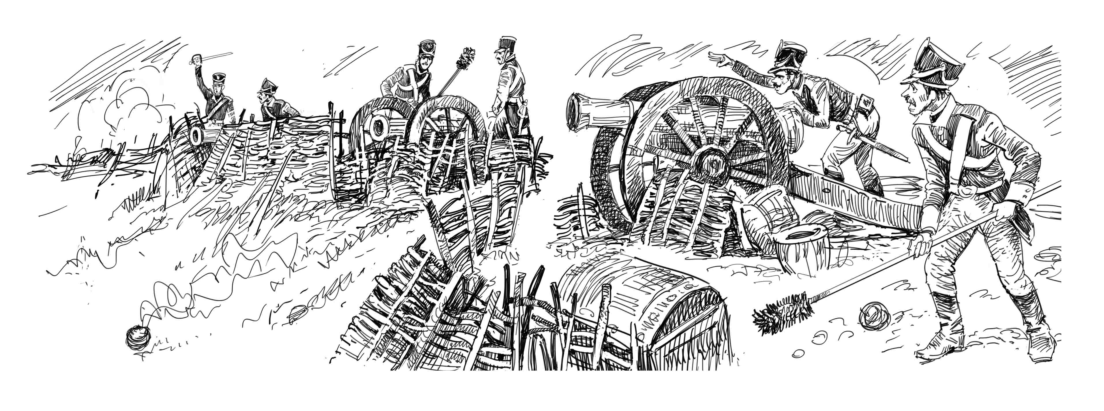 Иллюстрация к книге О. Тихомирова "Рассказы о великих полководцах".