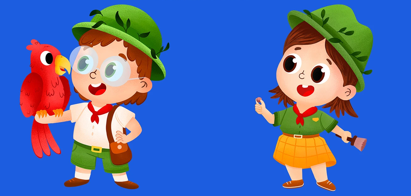 Персонажи для настольной игры для детей. . Игровые персонажи.