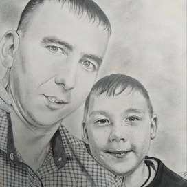 Шарж/портрет в карандаше