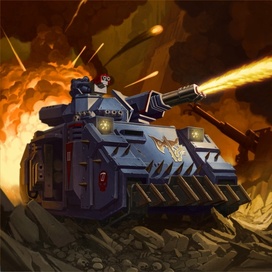Иллюстрация по вселенной Warhammer 40K