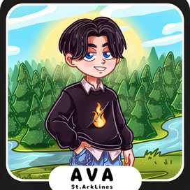 Аватар в стиле ArkLines Draw