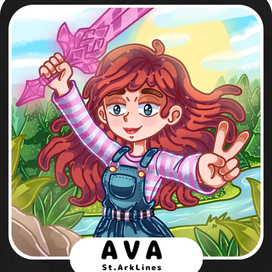 Аватар в стиле ArkLines Draw