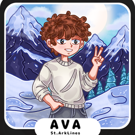Аватар в стиле ArkLines Draw