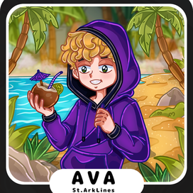 Аватар в стиле ArkLines Draw