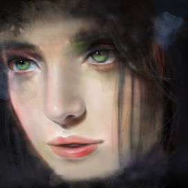 green eyes