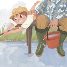 Иллюстрация к книге "Лето в деревне"