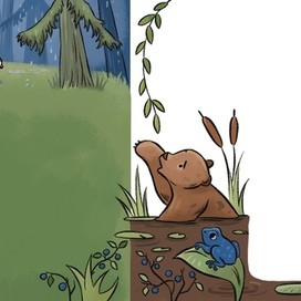 Иллюстрация к книге "Сказки о снежном барсе"