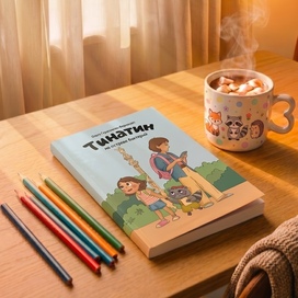 Обложка книги "Тинатин на острове бактерий"