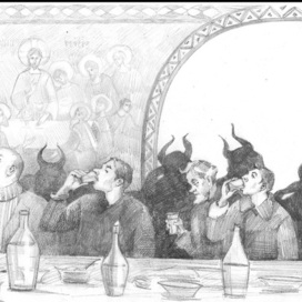 Пир в церкви