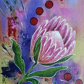 A bright Protea