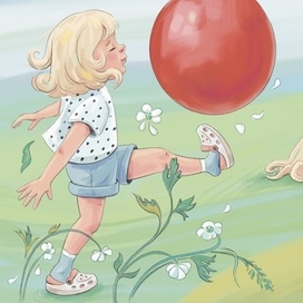 Иллюстрация к книге стихов "Физкультминутка"