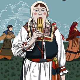 Иллюстрация для Коми | Традиционный костюм и народная культура