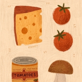 Сыр и помидорки 🍅