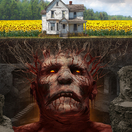 Cover for the novel *Edenville* by Sam Rebelein