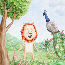 Иллюстрация для книги "Pick a boo with Krishna"