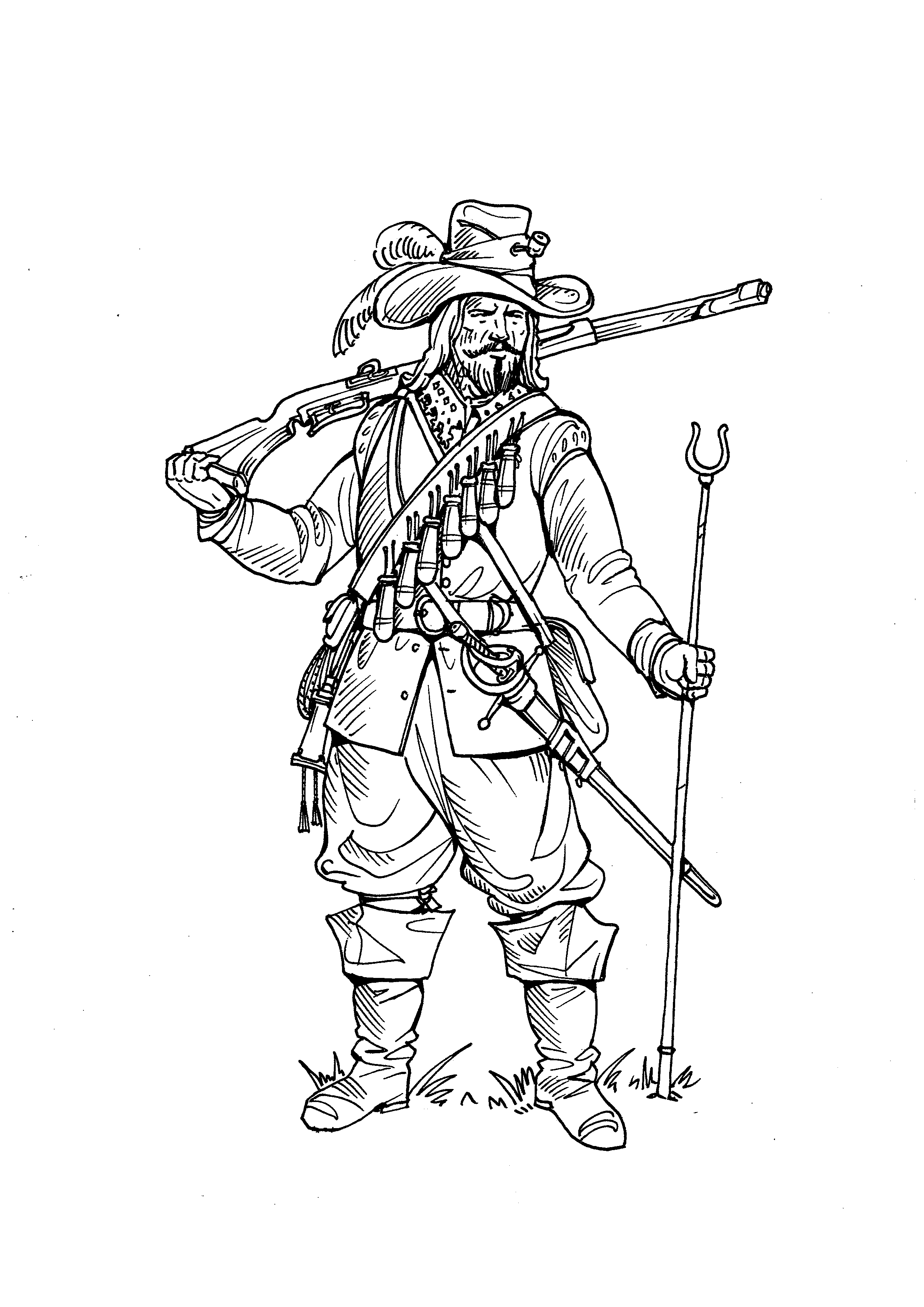 Мушкетер (Тридцатилетняя война, 1618 - 1648)