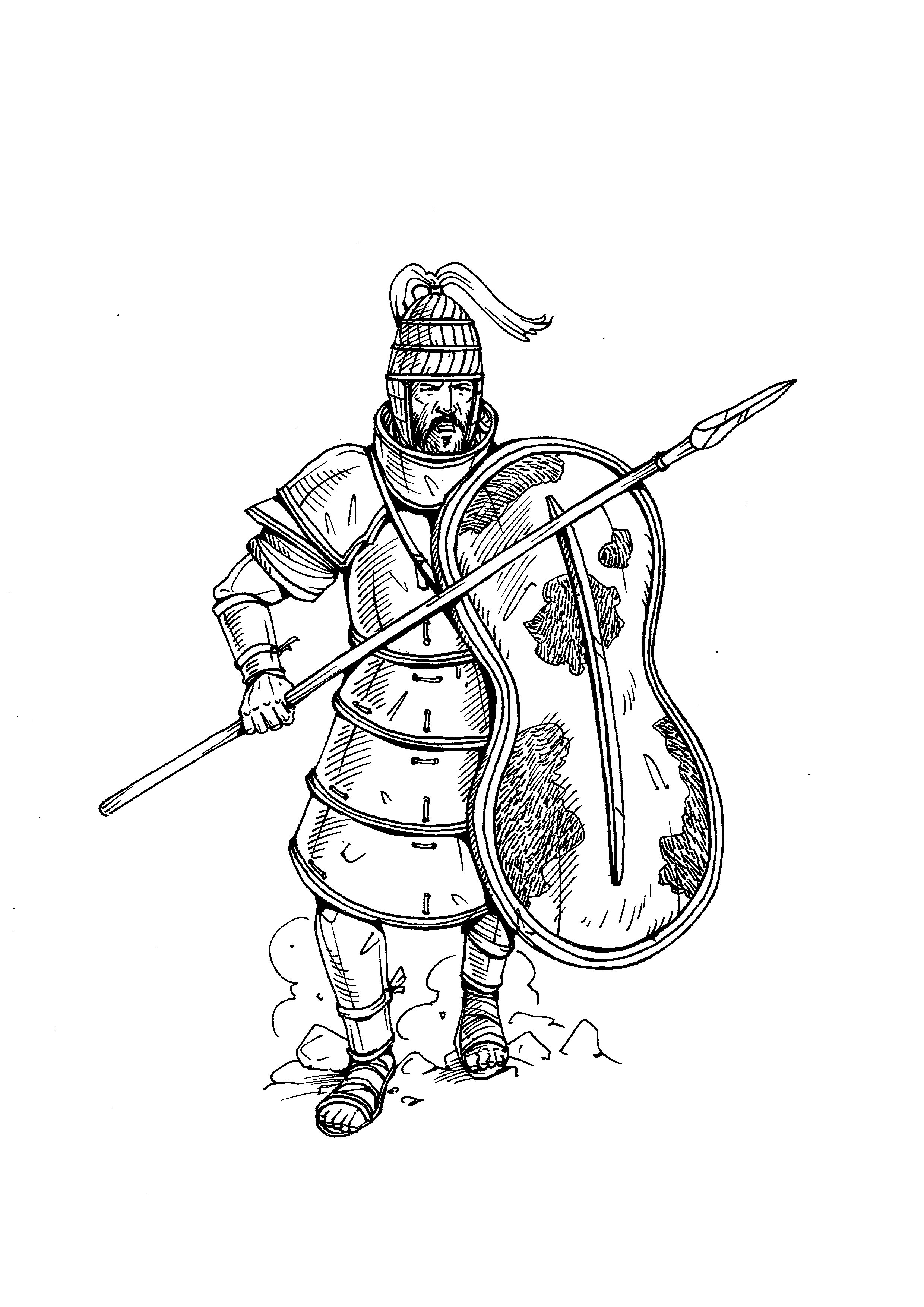 Микенский воин (1500 г. до н.э.)
