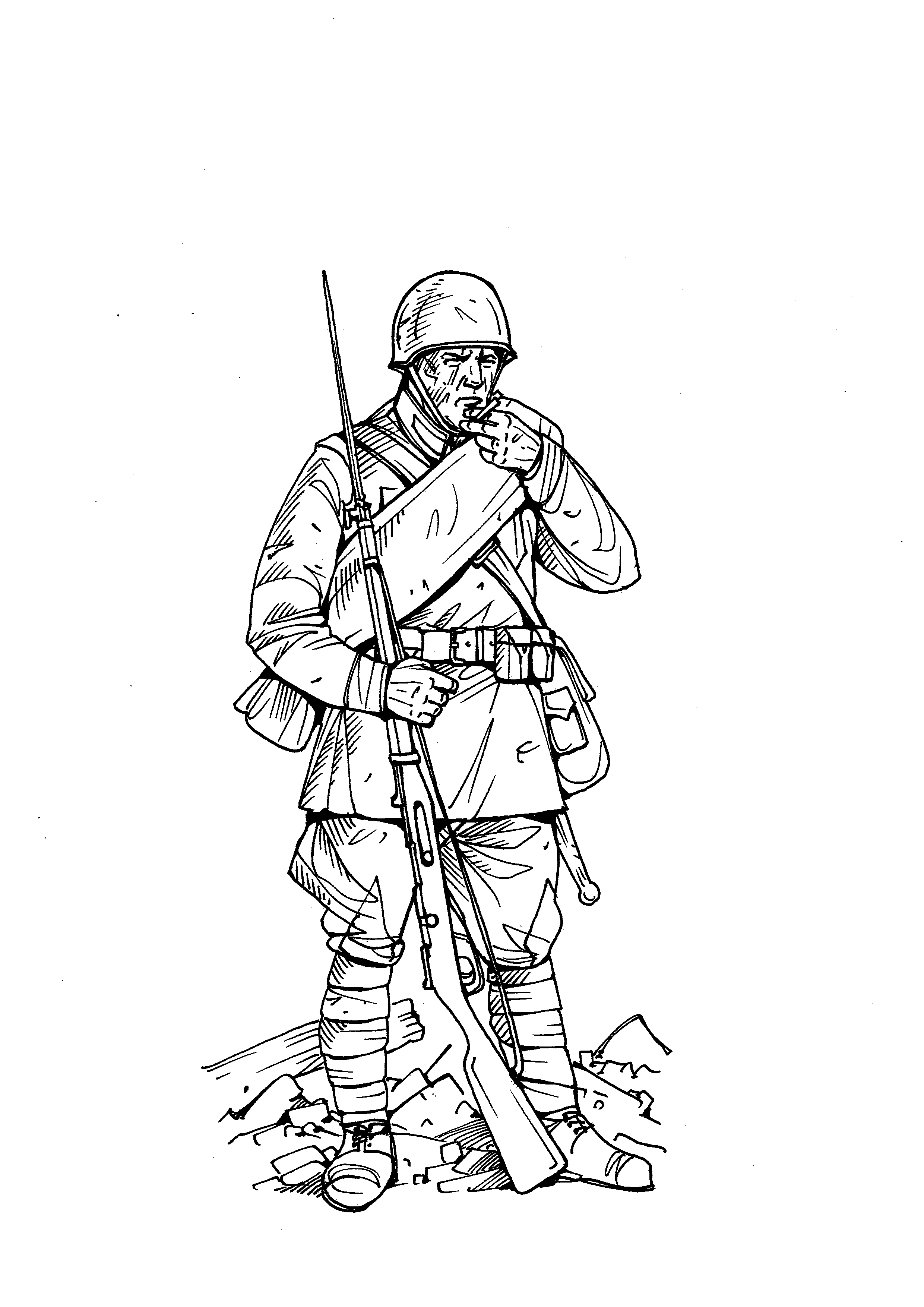 Пехотинец Красной Армии (1941 г.)