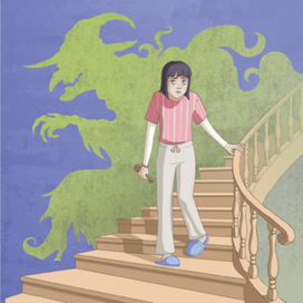 Коралина Нил Гейман (иллюстрация к книге)