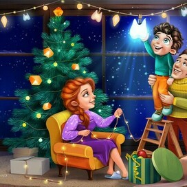 новый год в семейке стоматологов
