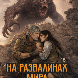 Двое среди руин — Обложка