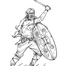 Германский воин (1 в. н.э.)
