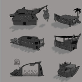 Odd Fish (environment design)