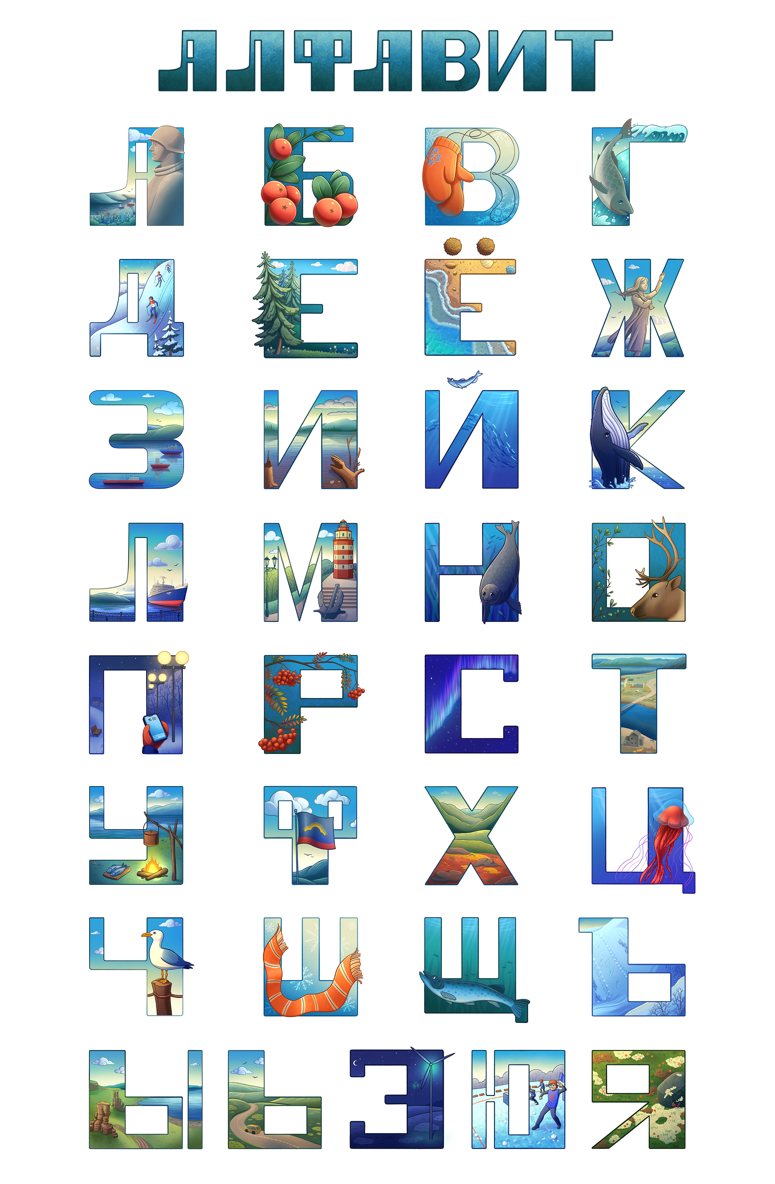 Мурманский алфавит