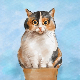 Портрет кота