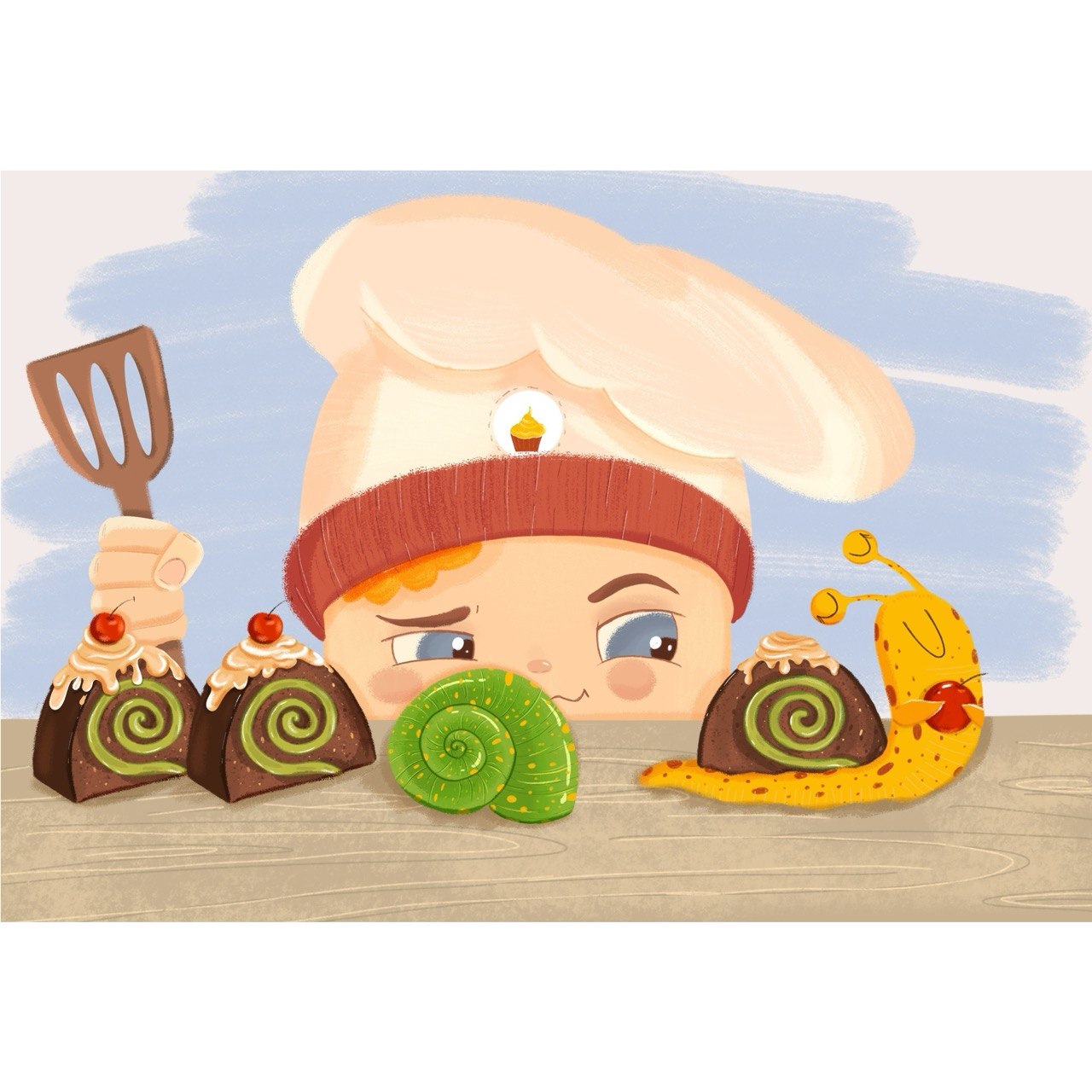 Иллюстрация для детского журнала
