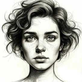 Рисунок девушки 