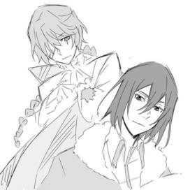 2D арт в стилистике аниме Bungo Stray Dogs