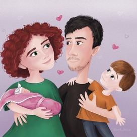 Family illustration 
