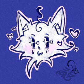 Скетч концепт в с тиле стрит арта маскот