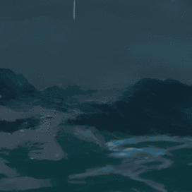 Анимация море 