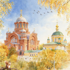 Покровский Хотьков монастырь. Сентябрь