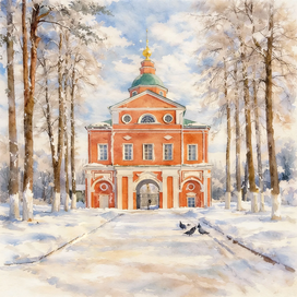 Покровский Хотьков монастырь. Февраль