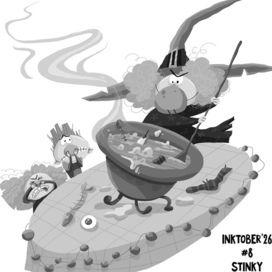 Иллюстрация для Inktober 2026