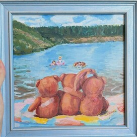 Летом на карьере.