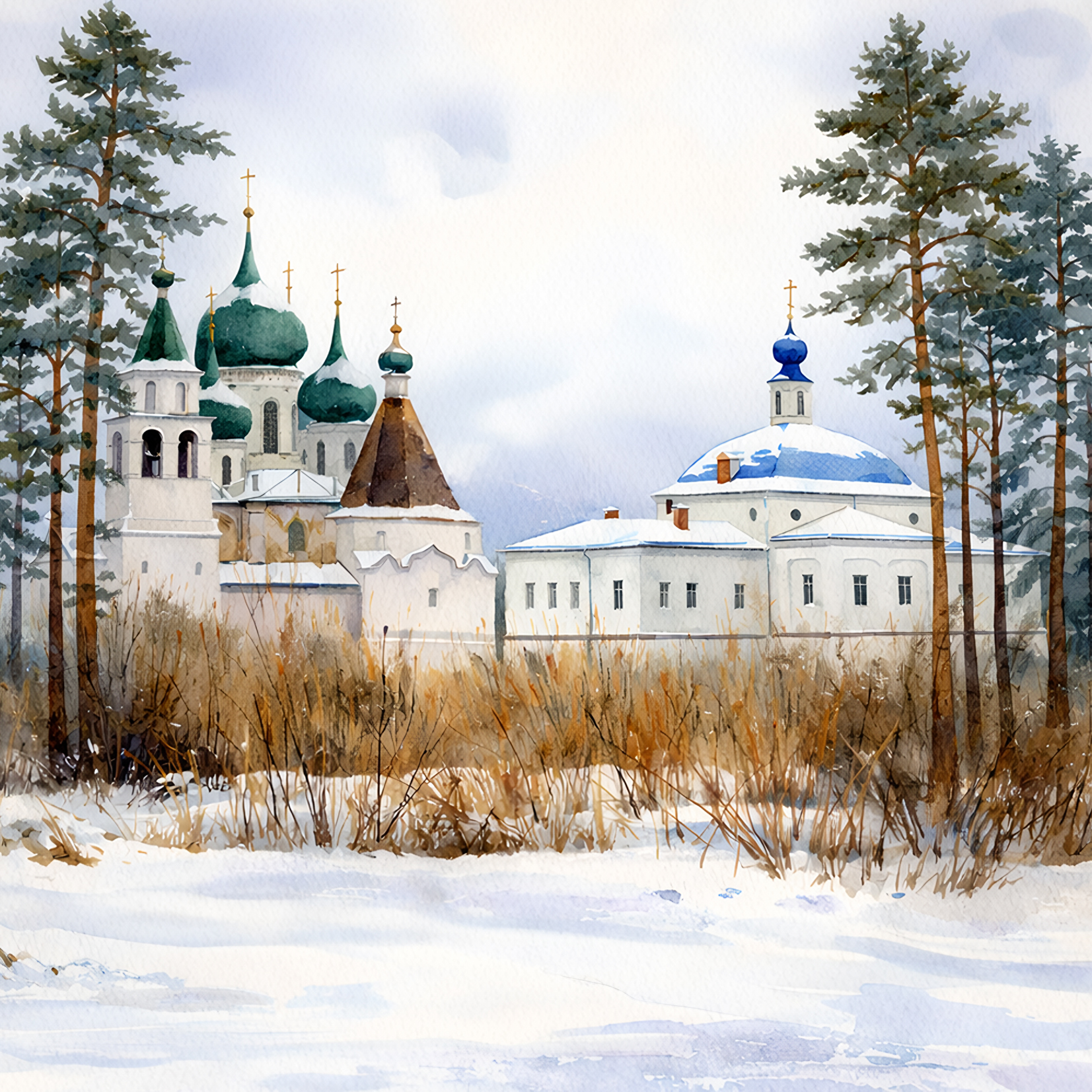 Авраамиев Богоявленский монастырь. Февраль