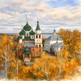 Авраамиев Богоявленский монастырь. Октябрь