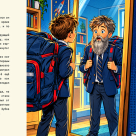 Иллюстрация к книге «Сказка о потерянном времени»