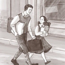 Иллюстрации к книге "Джейн из Лантрен-Хилл"